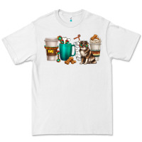 White australian shepherd dog coffee cups Premium Tee - texasbilliewilder