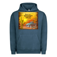 Pigment Midnight Navy bind my wandering heart to thee Urban Hoodie - TumblerDesignByShophia