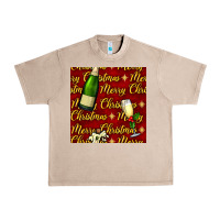 French Oak merry christmas champagne seamless pattern Urban Heavy Tee - BundleAndBundleShop