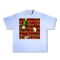 Grape Ice merry christmas champagne seamless pattern Urban Heavy Tee - BundleAndBundleShop