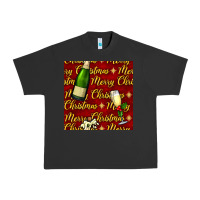 Pigment Black merry christmas champagne seamless pattern Urban Heavy Tee - BundleAndBundleShop