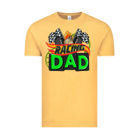 Vintage Mustard racing dad with racing oto equipment Vintage Tee - AdoDesignShop