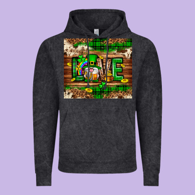 St. Patrick's Day Love Gnome Tumbler Vintage Hoodie Designed By Neo Western