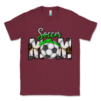 Burgundy Soccer Mom Classic Tee - CowhideDigitalArt