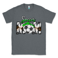 Charcoal Heather Soccer Mom Classic Tee - CowhideDigitalArt