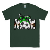 Sports Green Soccer Mom Classic Tee - CowhideDigitalArt