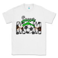 White Soccer Mom Classic Tee - CowhideDigitalArt