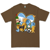 Cacao argentina  hearts Premium Tee - texasbilliewilder