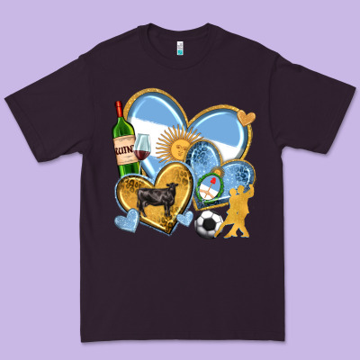 Premium Tee argentina  hearts