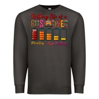 Smoke Battery Life Of A Bus Driver Premium Sweatshirt - BundleAndBundleShop
