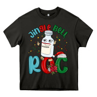 Asphalt jingle bell roc Heavy Core Tee - MaliasSmallBusiness