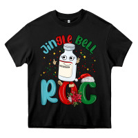 Black jingle bell roc Heavy Core Tee - MaliasSmallBusiness