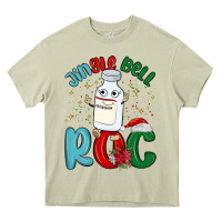 Mossy jingle bell roc Heavy Core Tee - MaliasSmallBusiness