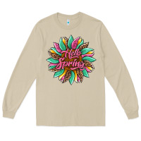Hello Spring Sunflower Long Sleeve Tee | Teevron
