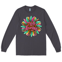 Smoke hello spring sunflower Long Sleeve Tee - Artiststas