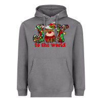 Storm joy to the world christmas deer Heavyweight Hoodie - MaliasSmallBusiness