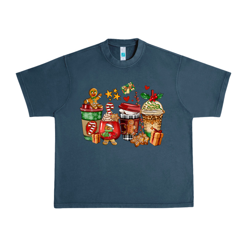 Christmas Cookie Coffee Cups Urban Heavy Tee by AdoDesignShop | Teevron