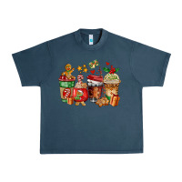 Midnight Navy christmas cookie coffee cups Urban Heavy Tee - AdoDesignShop