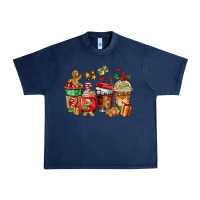 Navy christmas cookie coffee cups Urban Heavy Tee - AdoDesignShop
