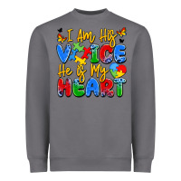 Storm i am his voice he is my heart Heavyweight Sweatshirt - JahusDesignShop