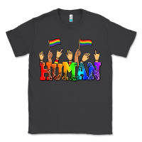 Smoke human with hands and pride flags Classic Tee - AdoDesignShop