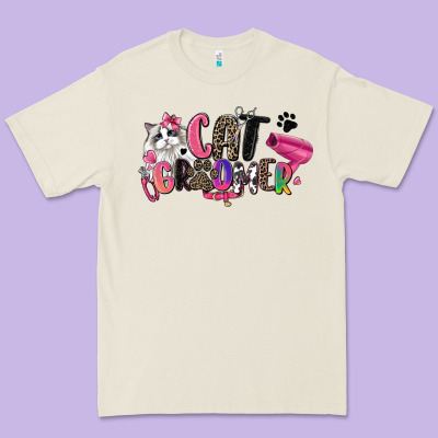 Cat Groomer Premium Tee Designed By Zillion Design Studio