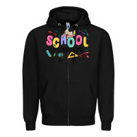 Black school counselor Zipper Hoodie - MaliasSmallBusiness