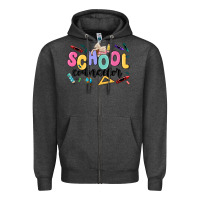 Charcoal Heather school counselor Zipper Hoodie - MaliasSmallBusiness