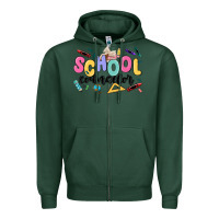 Sports Green school counselor Zipper Hoodie - MaliasSmallBusiness