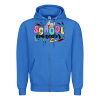 True Royal school counselor Zipper Hoodie - MaliasSmallBusiness
