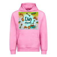 Fuchsia Pink dog mom Urban Hoodie - TumblerDesignByShophia