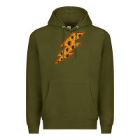 Army Green Sunflower Lightning Premium Hoodie - Bettercallsaul