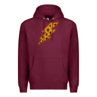 Burgundy Sunflower Lightning Premium Hoodie - Bettercallsaul