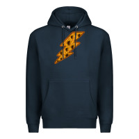 Navy Sunflower Lightning Premium Hoodie - Bettercallsaul