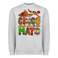 Heather Grey cinco de mayo Heavyweight Sweatshirt - AdoDesignShop