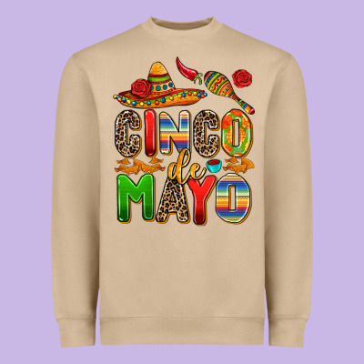 Cinco De Mayo Heavyweight Sweatshirt Designed By Adodesignshop