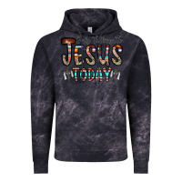 Cloud Black only talking jesus today Vintage Hoodie - CowhideDigitalArt