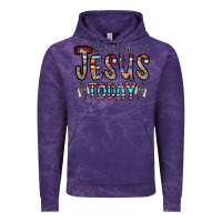 Cloud Purple only talking jesus today Vintage Hoodie - CowhideDigitalArt