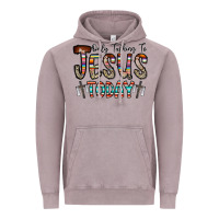 Only Talking Jesus Today Vintage Hoodie | Teevron