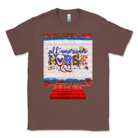 Chestnut all american nurse 12 oz regular can cooler Classic Tee - Artiststas