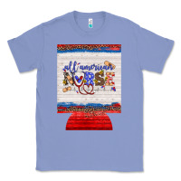 Colony Blue all american nurse 12 oz regular can cooler Classic Tee - Artiststas
