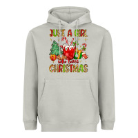 Moon Dust just a girl who loves christmas Heavyweight Hoodie - MaliasSmallBusiness