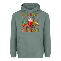 Sage just a girl who loves christmas Heavyweight Hoodie - MaliasSmallBusiness