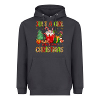 Smoke just a girl who loves christmas Heavyweight Hoodie - MaliasSmallBusiness
