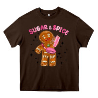 Chocolate Brown sugar and spice Heavy Core Tee - MaliasSmallBusiness