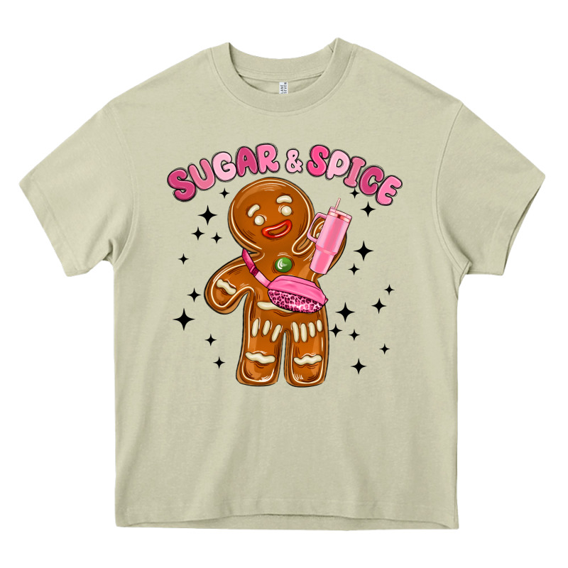 Sugar And Spice Heavy Core Tee by MaliasSmallBusiness | Teevron