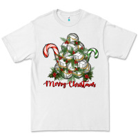White Merry Christmas Volleyball Premium Tee - RanaPortraitStore