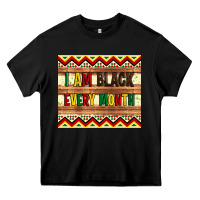 Black i am black every month Heavy Core Tee - Artiststas