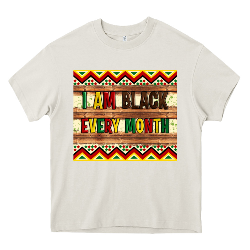I Am Black Every Month Heavy Core Tee by Artiststas | Teevron