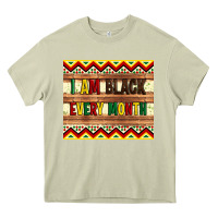 Mossy i am black every month Heavy Core Tee - Artiststas